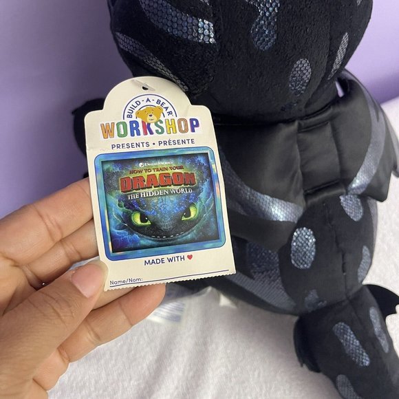 How to Train Your Dragon Toothless Stuffed Animals Plush Toy - Picture 5 of 9